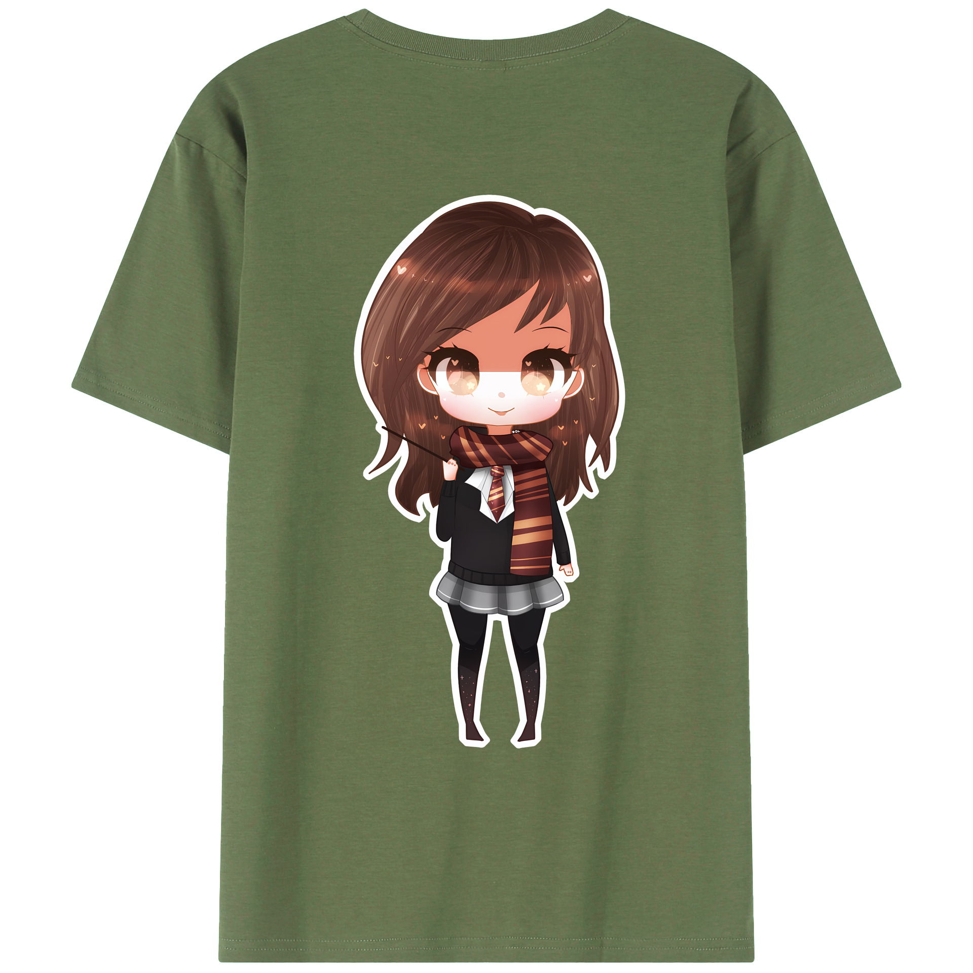 （画像用） Harry Potter ハリー・ポッターシリーズ 綿100％ メンズ半袖Tシャツ（バックプリント） 通気性
